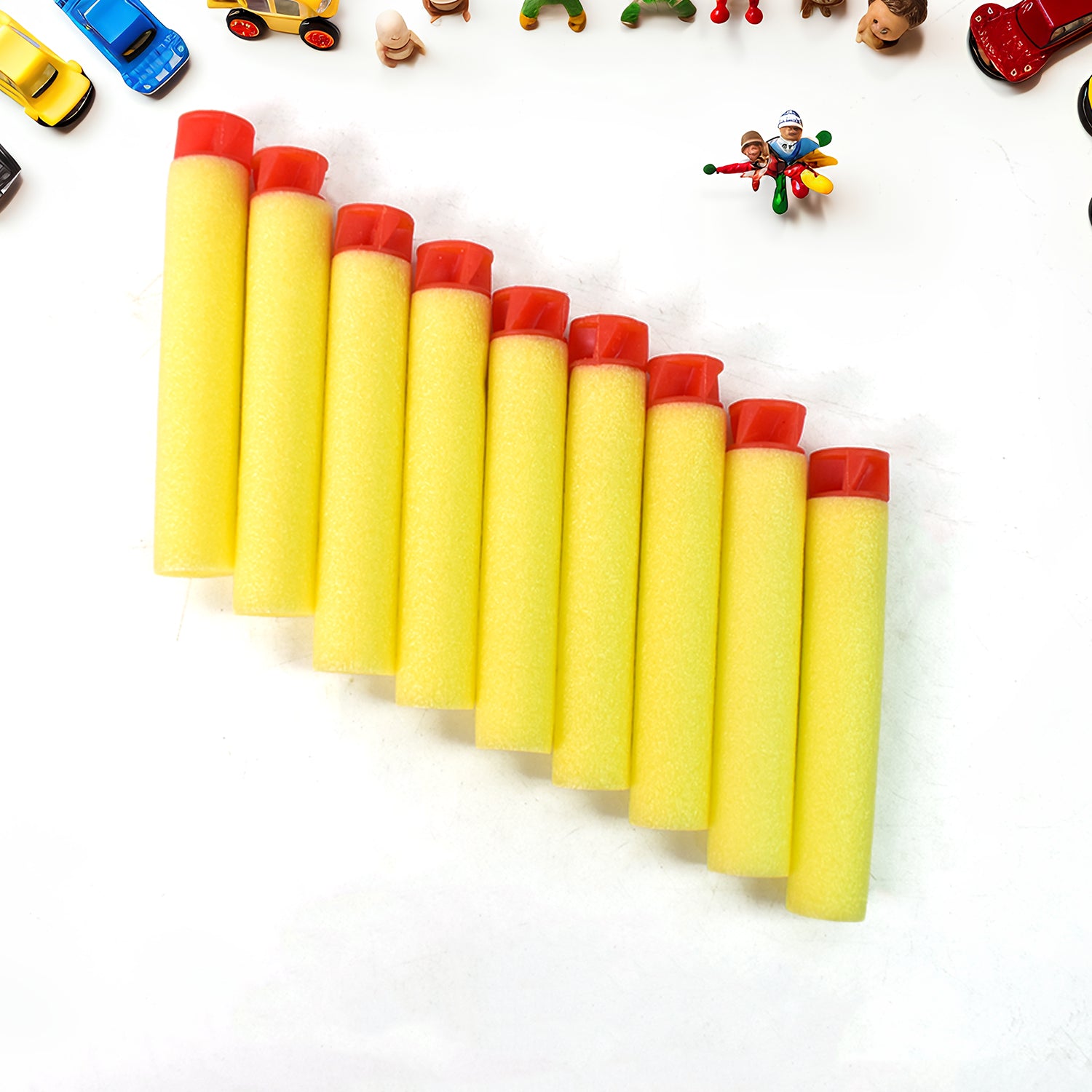 Refill Bullet Darts Soft Round Head Blasters Kids Toy For Gun (20 Pcs Set) Refill Bullet Darts Soft Round Head Blasters Kids Toy For Gun (20 Pcs Set)